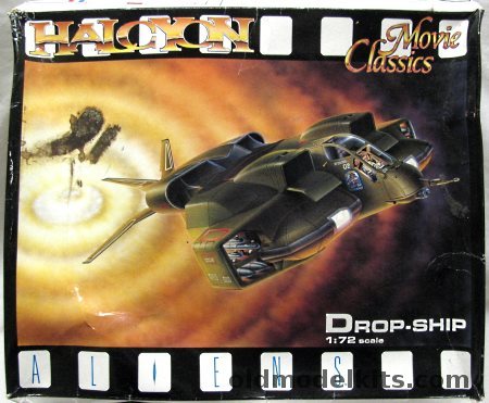 Halcyon 1/72 UD-4L Cheyenne Dropship from Movie 'Aliens', HAL02 plastic model kit